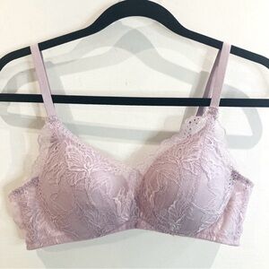 BNWT Understance Molded Cup Demi Bra in Lace Pale Mauve - Size 32B